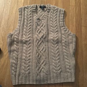 Jcrew Cable knit Vest